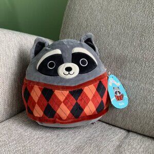 NWT 7.5′′ Rocky Raccoon Squishmallow  | Cozy Woodland Plush | Cottagecore